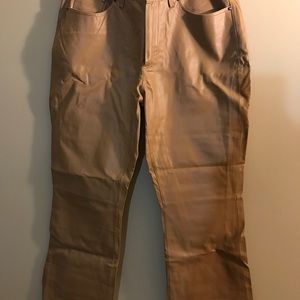 jessica london leather pants